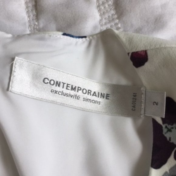 Simons Contemporaine Floral Dress - Size 2 - Picture 3 of 3